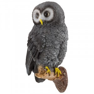 Фигурка садовая Навесная Сова на пеньке Н-31 см 169334