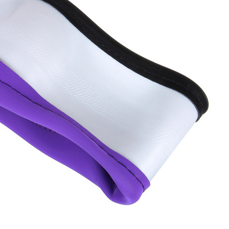 Ермак Оплетка руля, экокожа, со вставками «фиолетовый», черный, размер М