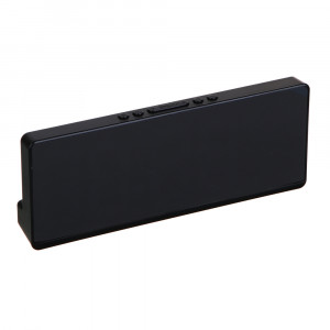 Будильник электронный, 17,5x7x2,5см, USB/3xAAA, пластик, цвет корпуса черный