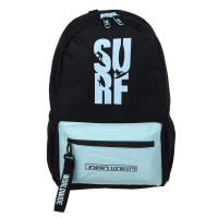 Рюкзак подростковый 43,5х29х13,5см, 1 отд., 3 карм., ПЭ, пулеры из силикона, подвеска, "Сёрф"