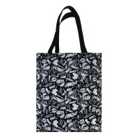 Ну,Погоди! Сумка-шоппер, 38x42см, внутр.карман, ручки 58 см, черный ПЭ под ткань, &quot;Заяц&quot;