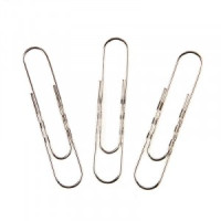 Скрепки Attache, 78 мм ,гофрированные никелированные 30 шт.в пласт.уп. 879051