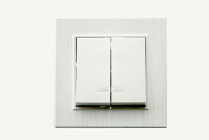 MAKEL Karea Line выкл. СУ 2 кл. (инд.) ЖЕМЧУЖНЫЙ 86100023