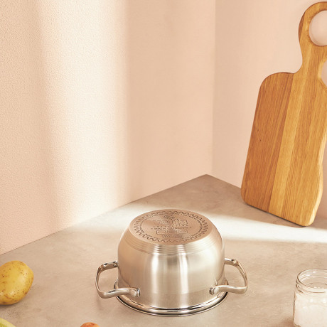 VETTA Берн Кастрюля 16х10см. 1,9л. со стекл. крышкой, индукция