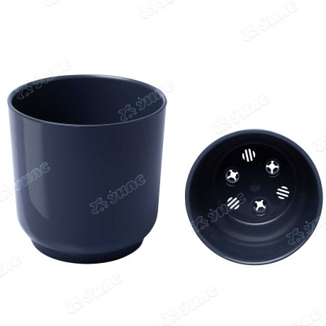 Горшок "Дельта"3,2л Антрацит с вкл Д17-12 Ливингрин х8