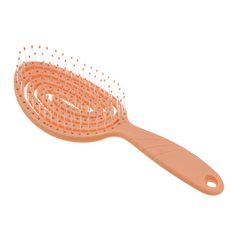 ЮНИLOOK Расческа массажная продувная, пластик, 19,5х6 см, 4 цвета