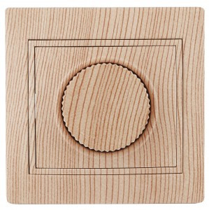 ЭРА Intro Plano диммер повортный, СУ 1 мест. 600Вт, 230В, сосна, 1-401-11, Б0030093