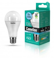 Camelion ЛОН A60 E27 13W(1085lm 270°) 4500K 4K матов. 120x60 пластик LED13-A60/845/E27
