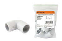 TDM угол 90° соед. для трубы 16 мм (уп.5шт, цена за шт) ШК белый (5!) SQ0405-2031