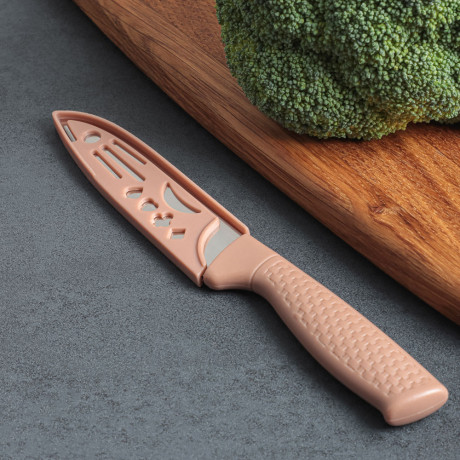 Нож для овощей в чехле, 19,5х2,5см