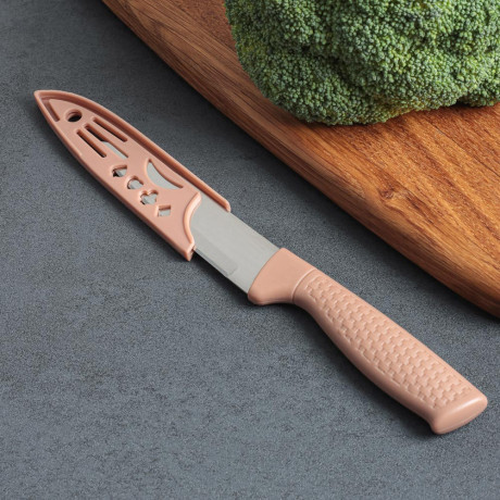 Нож для овощей в чехле, 19,5х2,5см