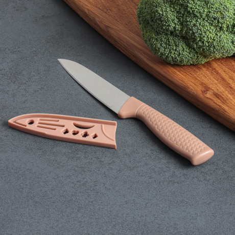 Нож для овощей в чехле, 19,5х2,5см