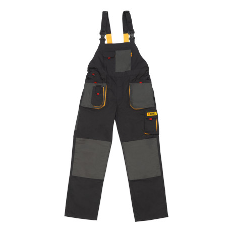 Полукомбинезон профессиональный рабочий, 65% полиэстер 35% хлопок, L Denzel