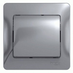 Systeme Electric GLOSSA выкл. СУ 1 кл. алюм. (пл.осн.) GSL000312 (15!)