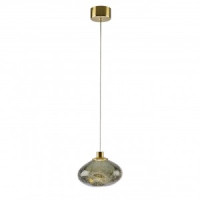 ODEON LIGHT 7045/4L L-VISION ODL25 413 св-к подвес. зел./бронз//стекло IP20 LED 4W 3000K 220V MELA