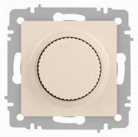 ЭРА Intro Accent мех. диммер СУ (поворотный) 600Вт 230В, слоновая кость 6-401-02