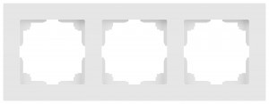ЭРА Intro Accent рамка СУ 3 мест. белый матовый 6-503-01М
