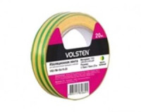 Volsten изолента ПВХ 15/10 желто-зеленая V02-7M-13х15-10 (10!)