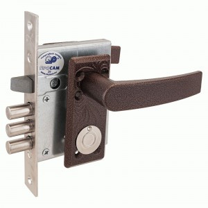 Рязань ЗВ 9-8/15 антик медь с мал.накл НР-002 Ш 5кл. 74300 Замок врезной с/руч (12)