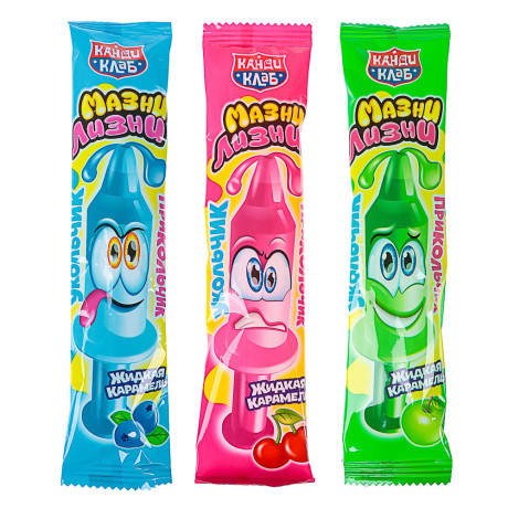Жидкая карамель "Мазни-Лизни. Укольчик-прикольчик" ассорти 8гр