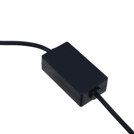 BY Эл.Гирлянда смарт 15м, 15 ламп*RGB, ПВХ черный,многорежимная, пульт, IP65, AC100-240V, коннектор