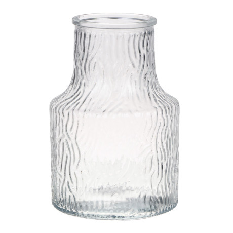 Ваза, 13х19,5 см, стекло, прозрачная