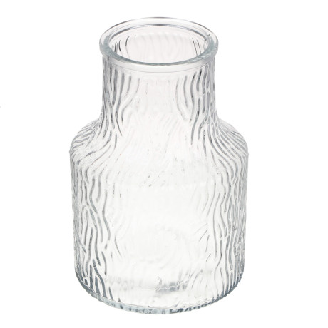 Ваза, 13х19,5 см, стекло, прозрачная