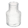Ваза, 13х19,5 см, стекло, прозрачная
