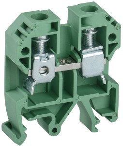 IEK Клемма винтовая КВИ-10мм2 зеленая YZN30-010-K06