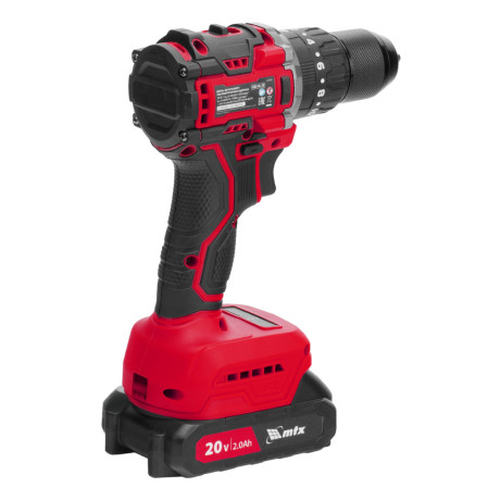 Дрель-шуруповерт аккумуляторная ударная бесщет. CIDS-BL-20, Li-Ion, 20 В// MTX