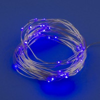 Гирлянда-нить св/д "Роса" 2AA (не в/к), 2м 20 LED провод медный ULD-S0200-020/SСB/2AA DEW Uniel