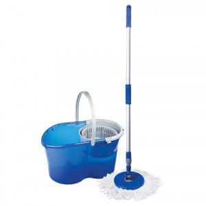 Набор д/уборки Лайма ведро 14л/5л, отжим, швабра с кругл. насадкой (2 шт., крепление кольцо) 601460