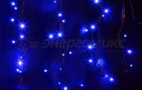 Гирлянда-нить ул. Дюраплей 200LED синий 20м. IP67, черн.кауч. соед. (б/п 677589) 315-153 Neon Night