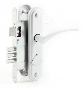 Замок врезной с/руч  Д-град Зенит ЗВ9-4.2 белый м/о 55 (15)