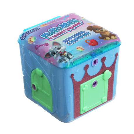 ИГРОЛЕНД Питомец с акс. "Коробка-сюрприз", ABS, 8,8х8,8х8,8 см, 6 диз.