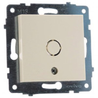 OVIVO мех. вывода кабеля СУ 1 мест. крем (ко всем рамкам) 600-000302-241