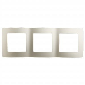 ЭРА 12 рамка СУ 3 мест. перламутр, 12-5003-15 5563