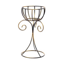 Подставка для цветов &quot;Соло 16&quot; напольная медная