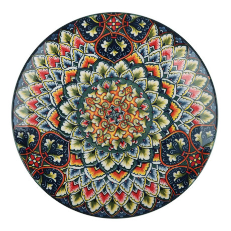 Блюдо 25х25х2,5см, тм MILLIMI Ориентал, керамика