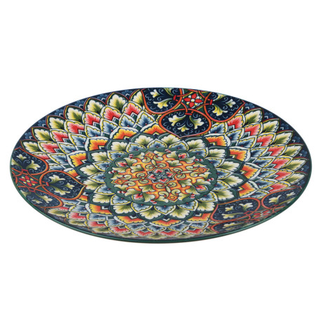 Блюдо 25х25х2,5см, тм MILLIMI Ориентал, керамика