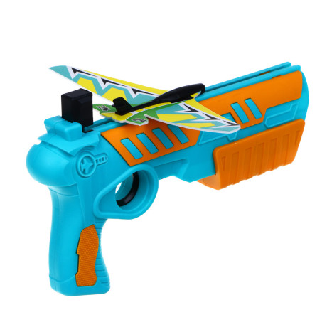 SILAPRO Набор для воздушного боя (пистолет-1шт., самолет 14х6.5см-4шт., мяч 3шт.), ABS, пенопласт