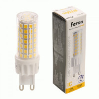 Feron лампа св/д димм. 10W 870Lm 230V G9 2700K 2К 69x21 LB-438 51741