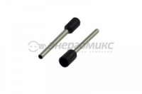 REXANT наконечник штыревой втулочный изол. НШВИ F-18мм 18ммх1.5мм, черн цена за шт (100!), 08-1816