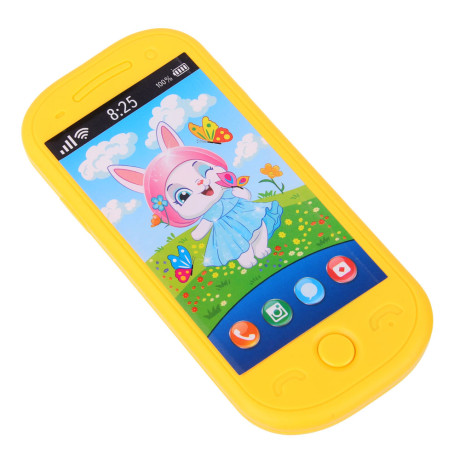 ИГРОЛЕНД Смартфон музыкальный, 2xААА, ABS, 6х12,6х1,5см, 4 дизайна