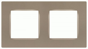 ЭРА 12 рамка СУ 2 мест. Классик, шампань 12-5202-04