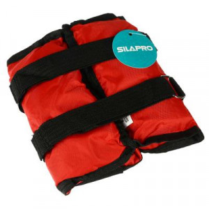 SILAPRO Набор утяжелителей для рук и ног текстильный, вес 3кг(+-100гр), 2шт х 1,5кг, 37х18см