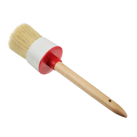 ЕРМАК/HEADMAN Кисть круглая в пласт. корпусе нат. щетина № 18 (60мм)