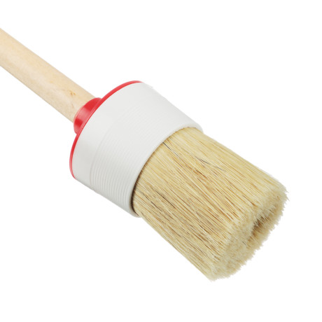 ЕРМАК/HEADMAN Кисть круглая в пласт. корпусе нат. щетина № 18 (60мм)