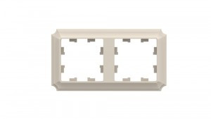 Systeme Electric AtlasDesign ANTIQUE рамка СУ 2 мест. БЕЖЕВЫЙ ATN100202 (30!)
