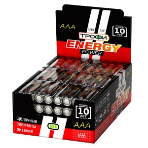 Э/п ТРОФИ ENERGY POWER LR03-4S promo-box (96/384/36864)